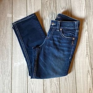 Silver jeans 👖Suki mid Capri. Size 29x22 1/2